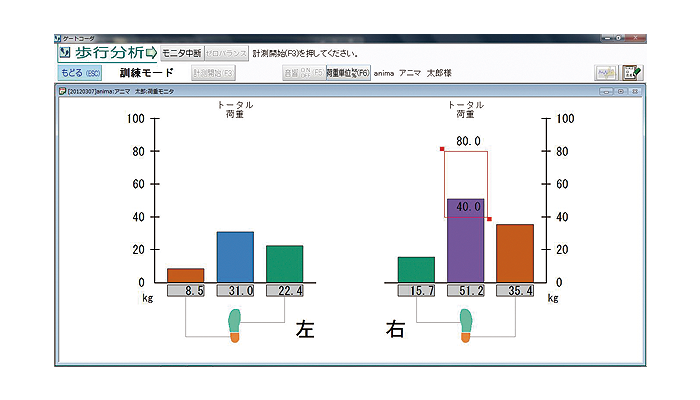 画面サンプル ゲートコーダMP-1000