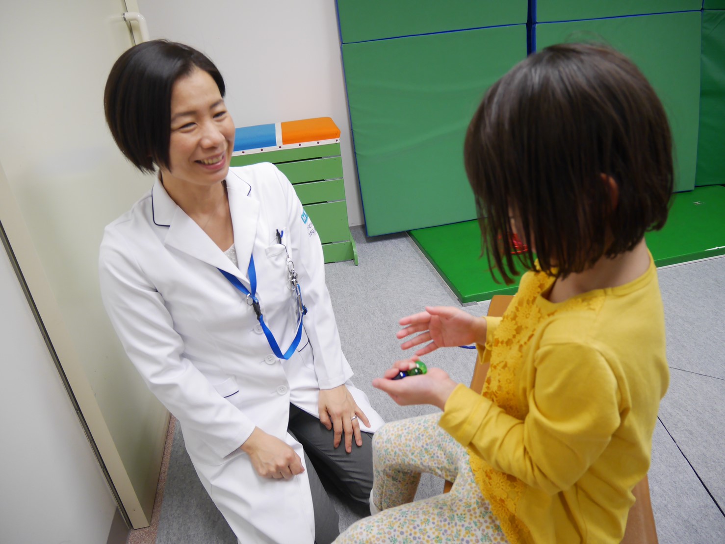 能動義手の計測風景